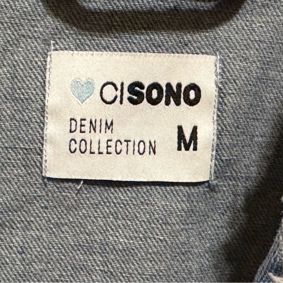 LSU Tigers Denim Jean Jacket Long Sleeve Button Down Gameday Women Sz M - Picture 6 of 14